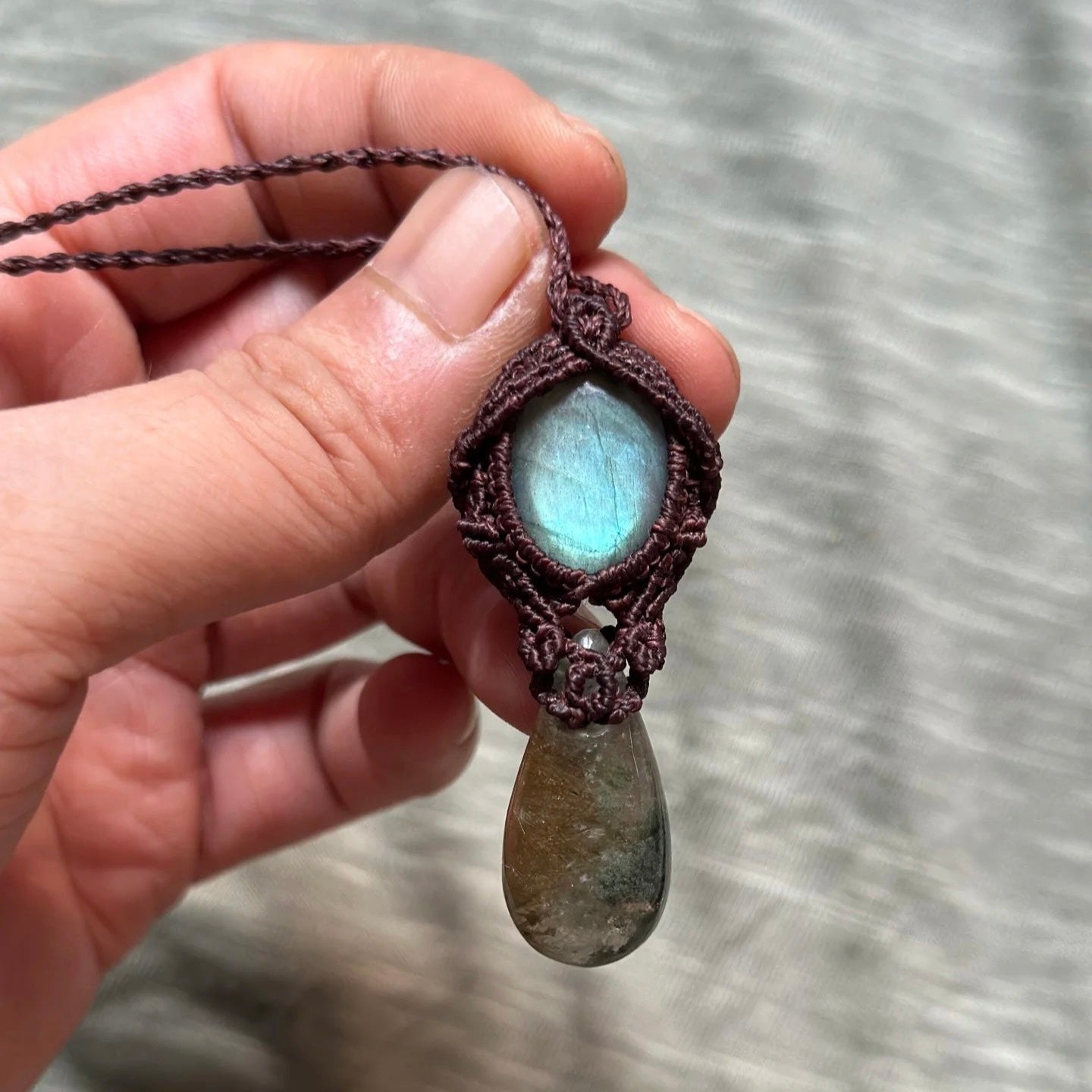 Miracle of Nature - Green Phantom Quartz and Golden Rutilated Quartz Symbiotic