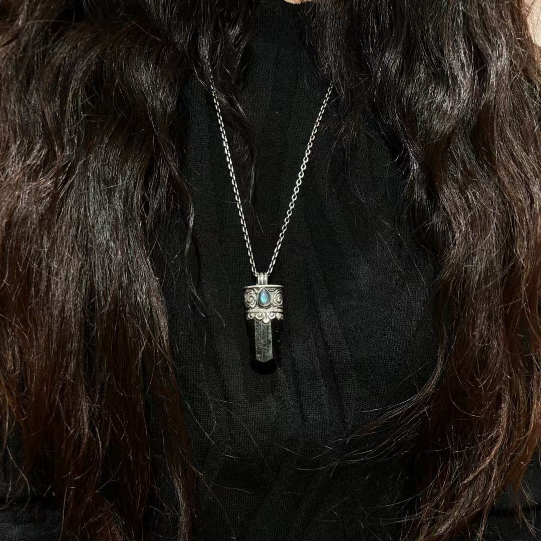 Guardian of the Night - Black Tourmaline Necklace