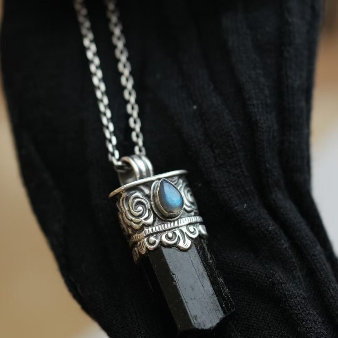 Guardian of the Night - Black Tourmaline Necklace