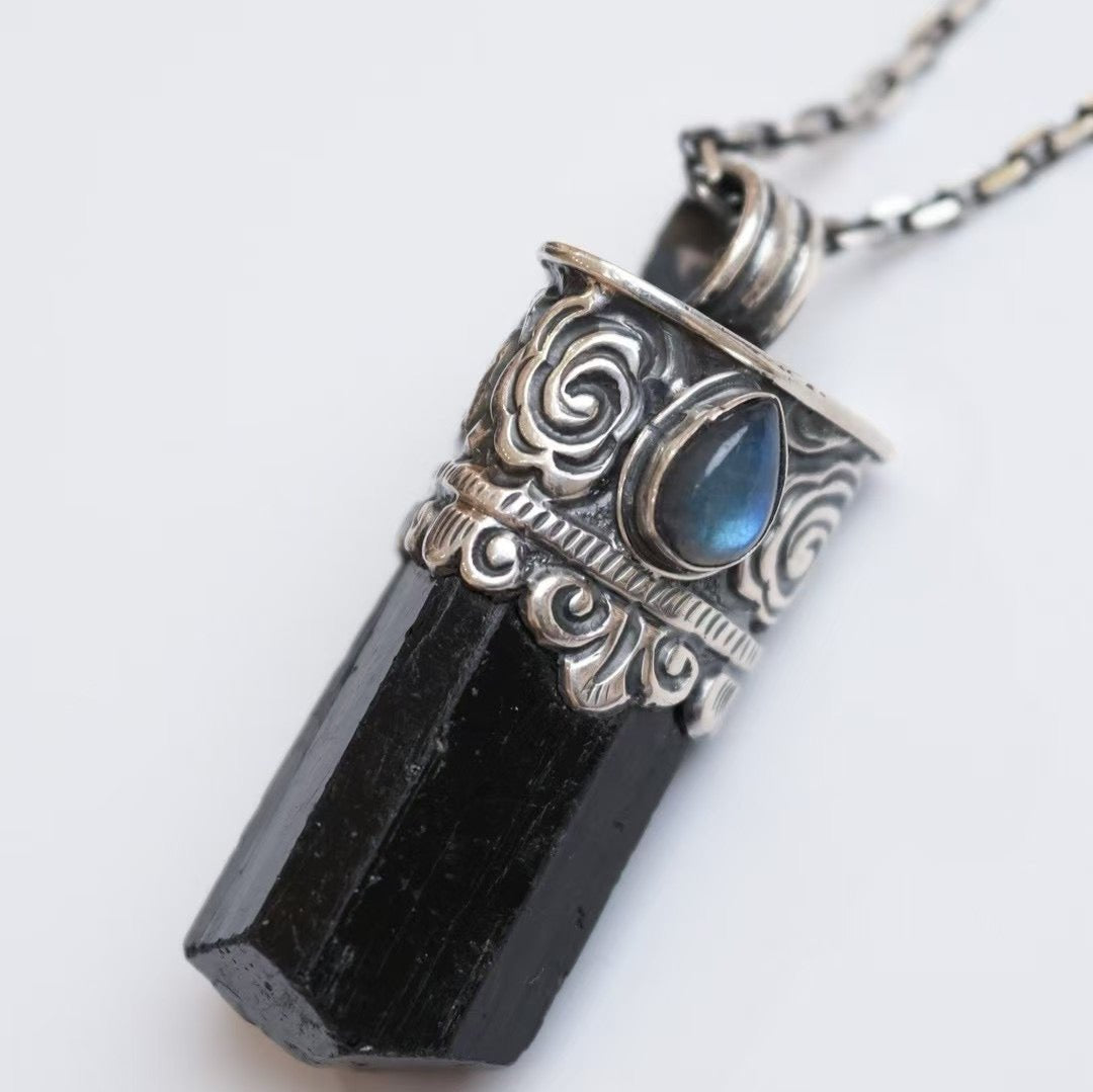 Guardian of the Night - Black Tourmaline Necklace