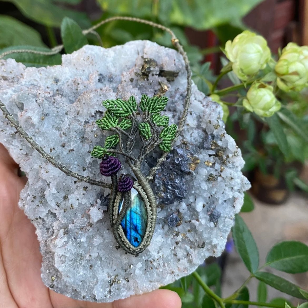 Tree of Labradorite - Labradorite Tree Necklace