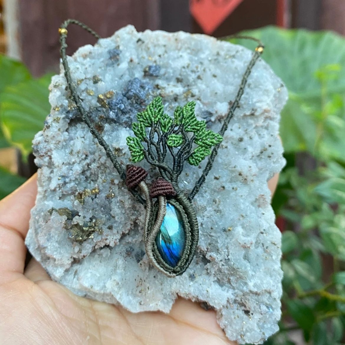 Tree of Labradorite - Labradorite Tree Necklace