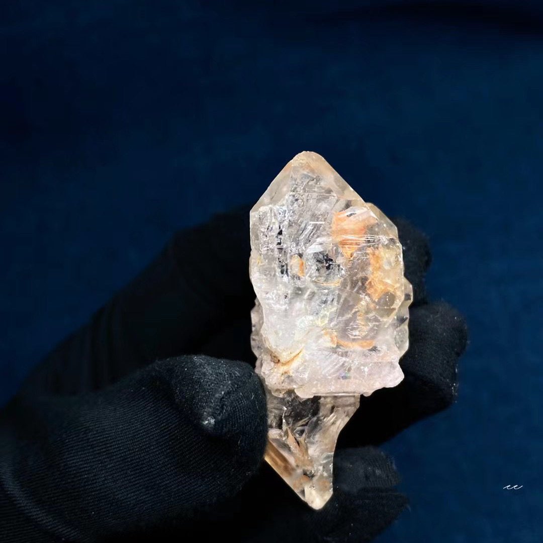 Madagascar Double-Terminated Red Clay Fossil Energy Rough Crystal