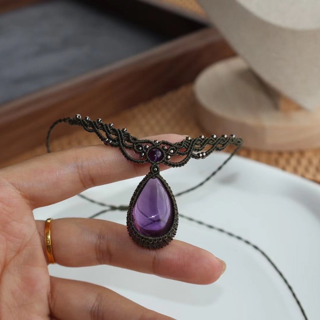 Amethyst Necklace of Wisdom