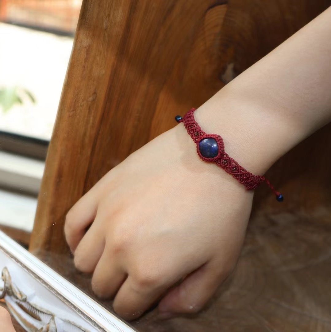 Blazing Stars - Labradorite Braided Bracele