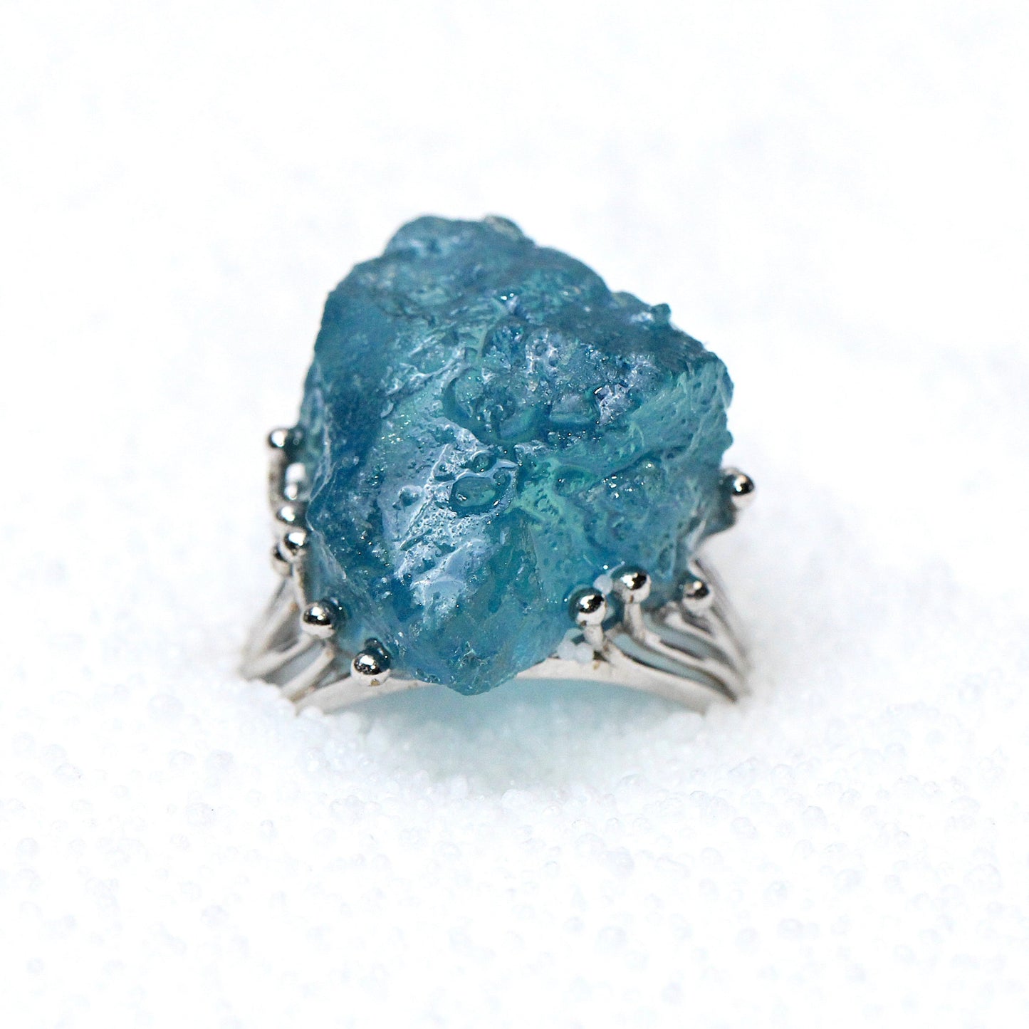 Calmness Protection - Aquamarine Ring