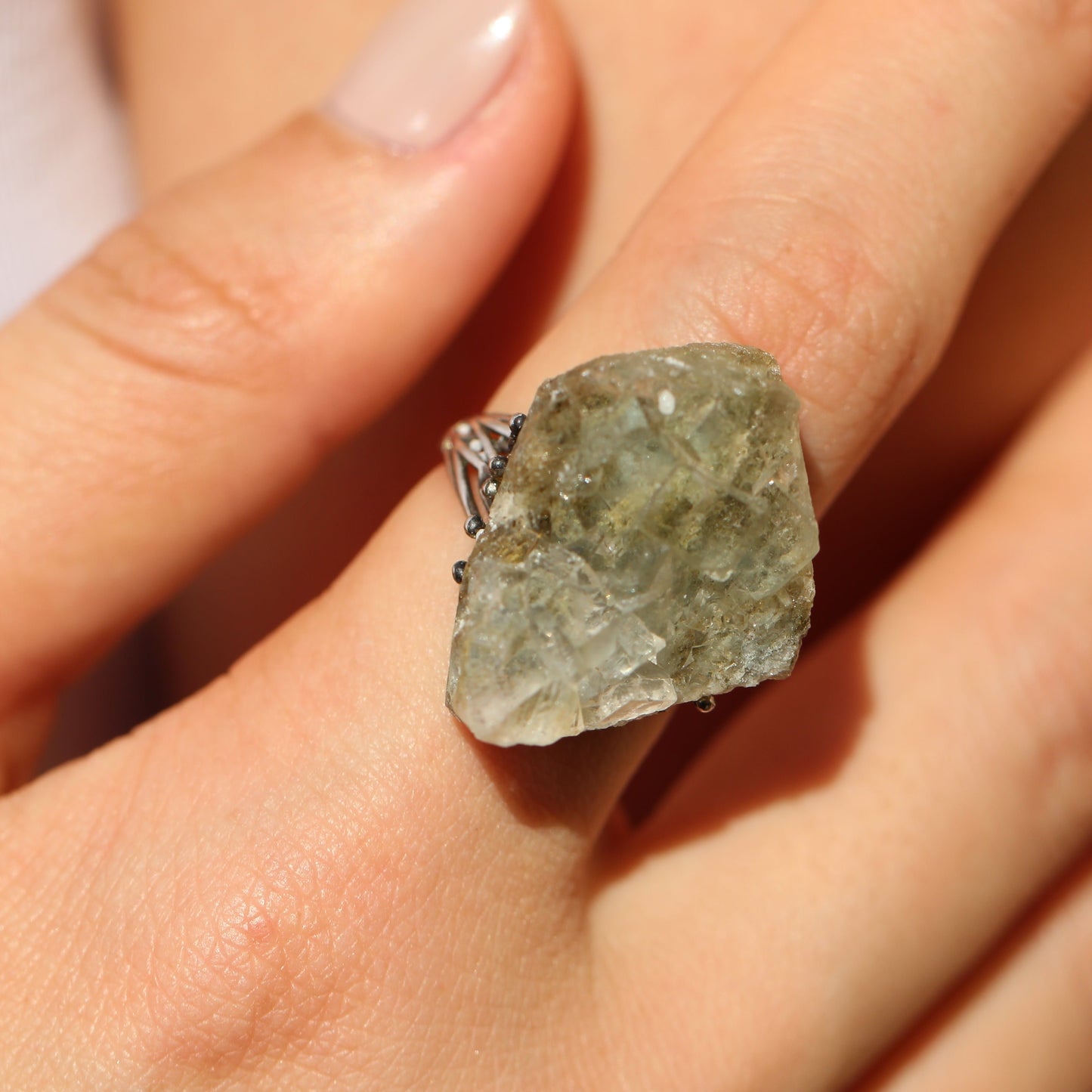 Light of Wisdom - Fluorite Ring