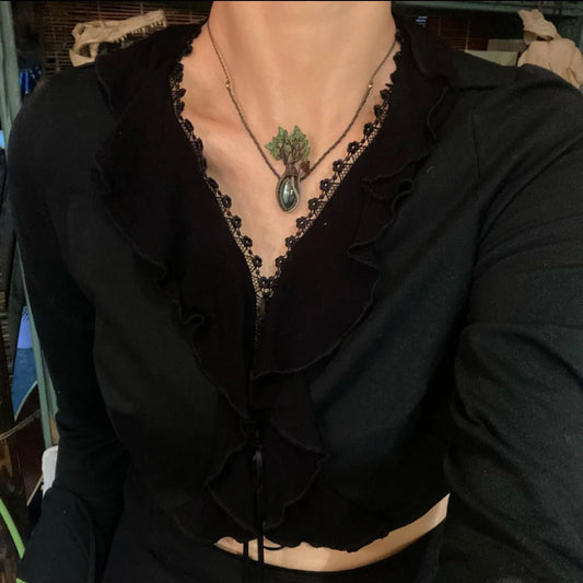 Tree of Labradorite - Labradorite Tree Necklace