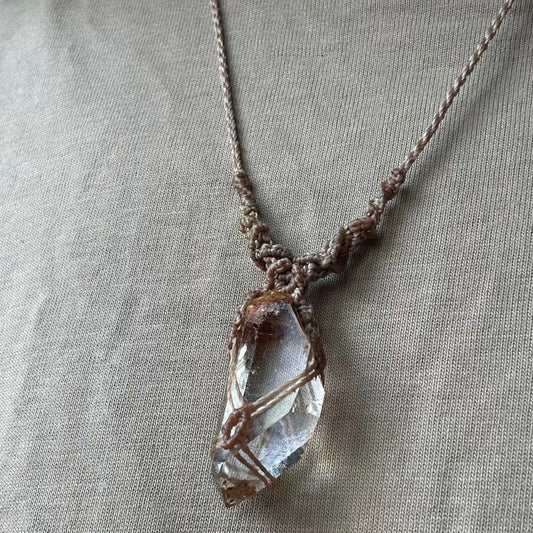 Words of Sunshine - Handcrafted Pendant of Yellow Crystal