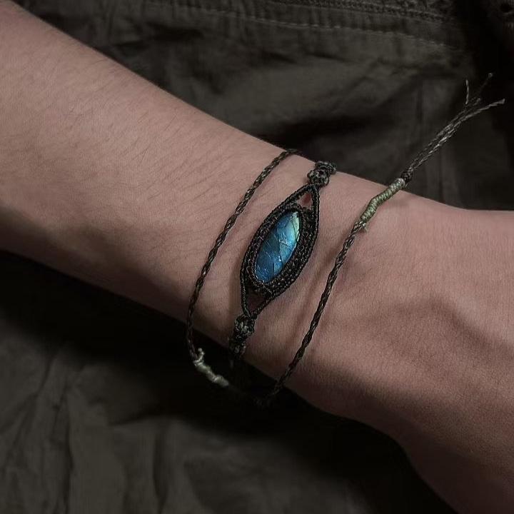 Labradorite Evil Eye Bracelet