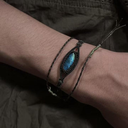 Labradorite Evil Eye Bracelet