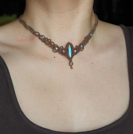 Forest Light Labradorite Necklace