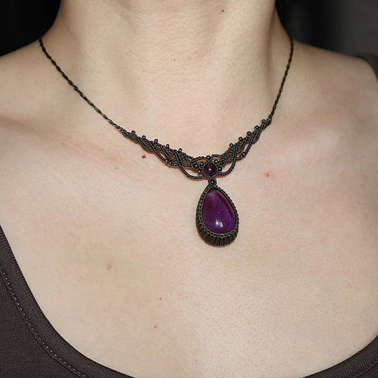 Amethyst Necklace of Wisdom