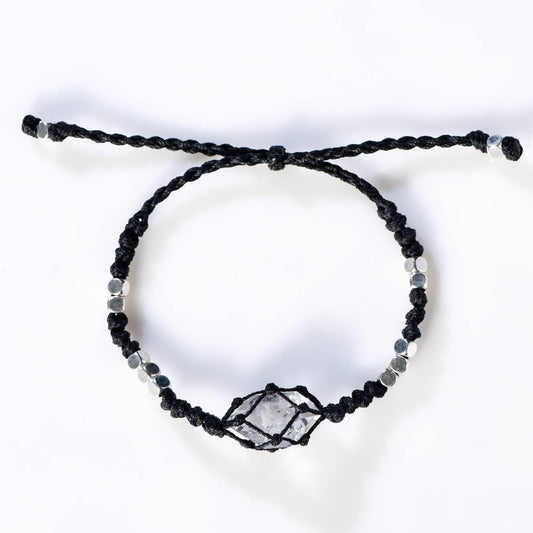Spirit Stone Weaving - Sparkling Diamond Bracelet