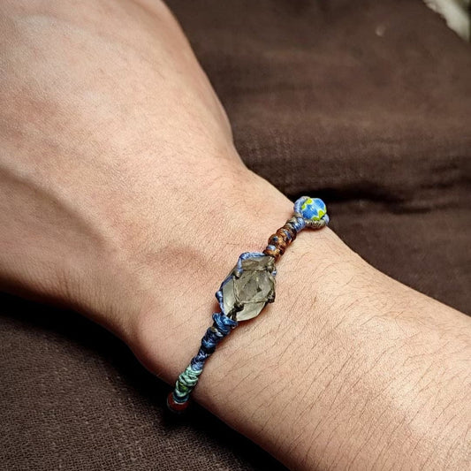 Morning Light - Beaded White Crystal Bracelet