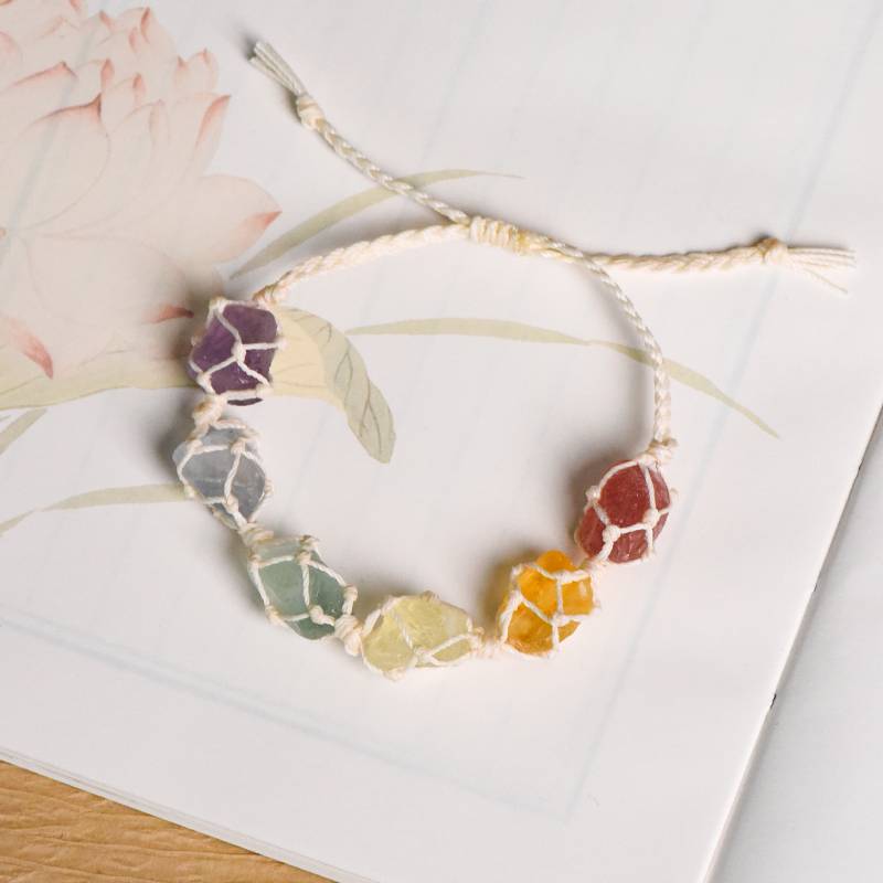 Garden of the Soul - Crystal Woven Bracelet