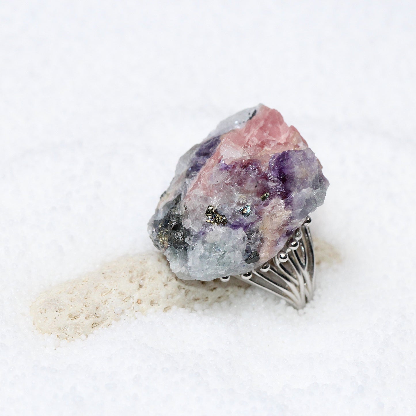Ring of Serenity - Rhodochrosite Ring