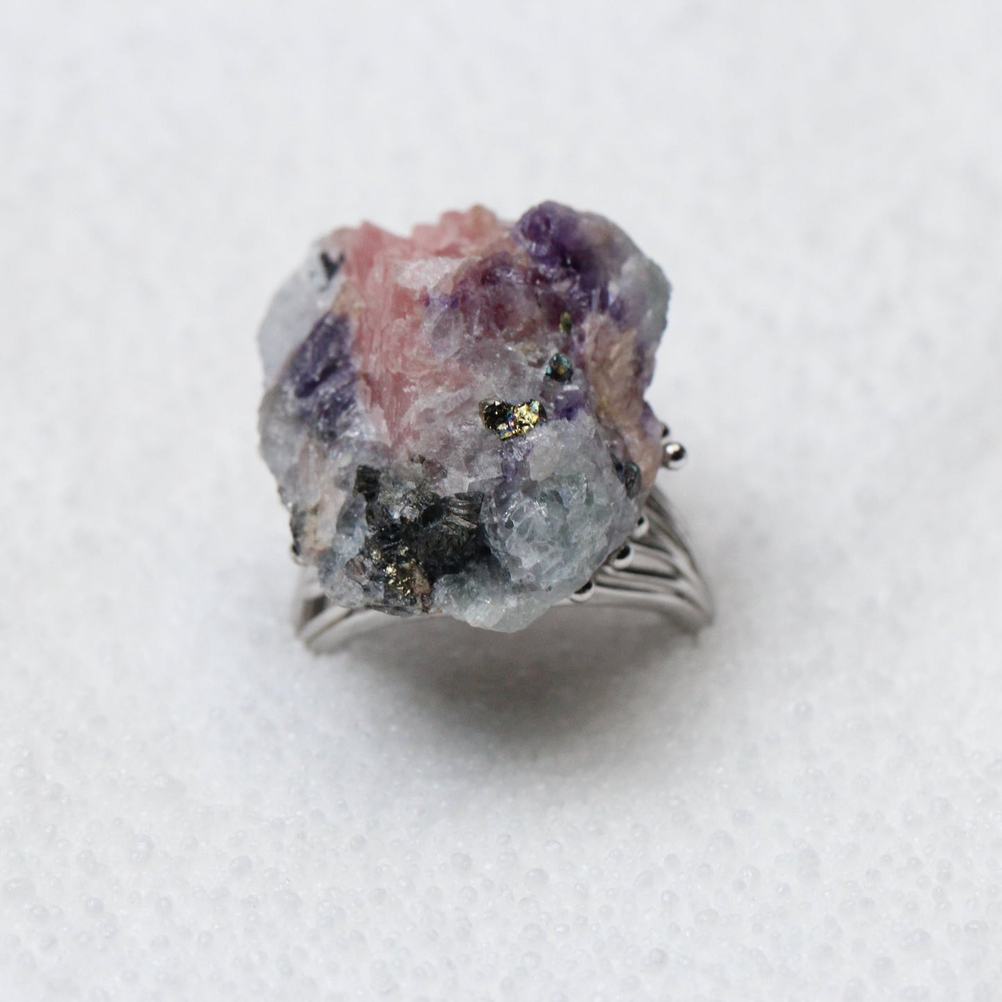 Ring of Serenity - Rhodochrosite Ring