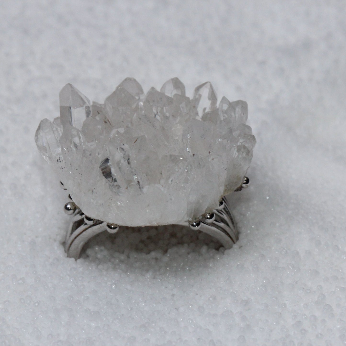 Pure Heart - White Quartz Ring