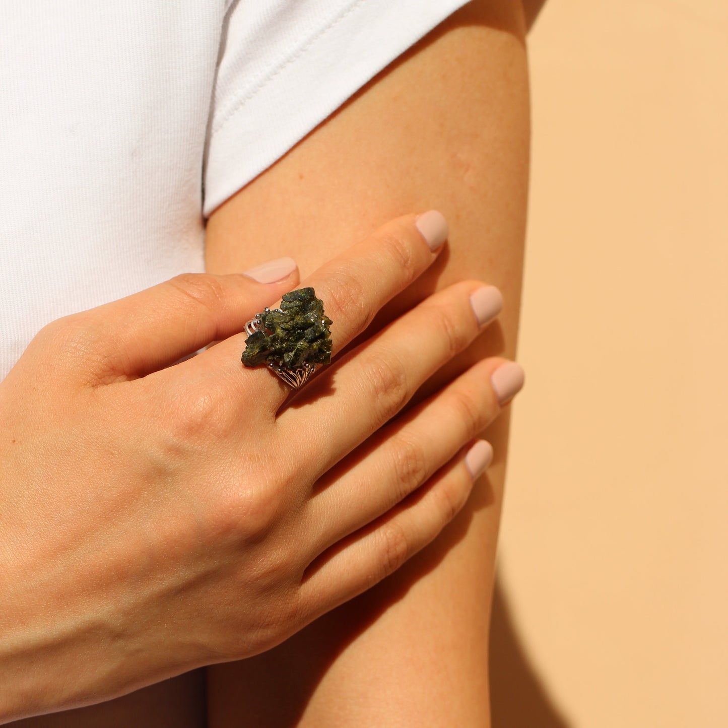Spirit of the Earth - Epidote Ring