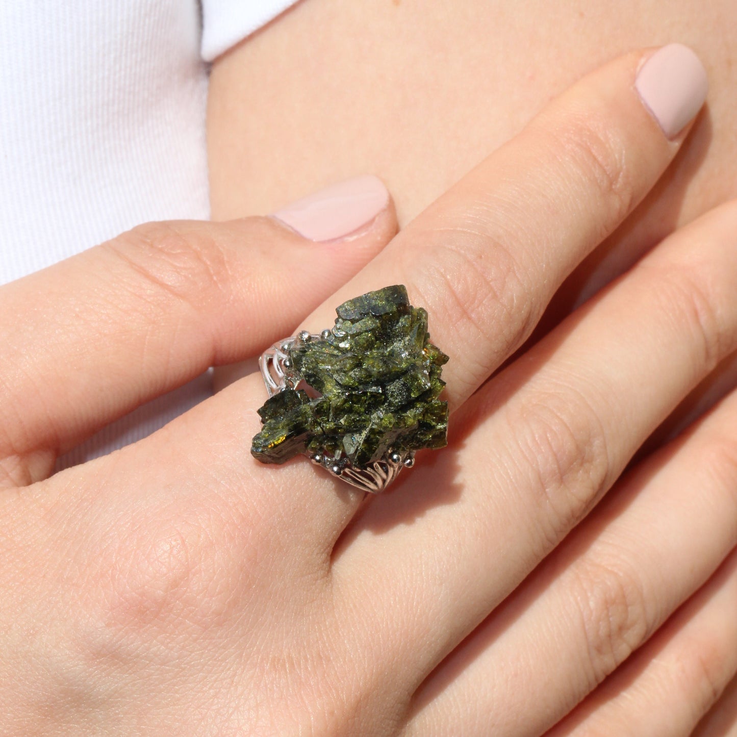 Spirit of the Earth - Epidote Ring