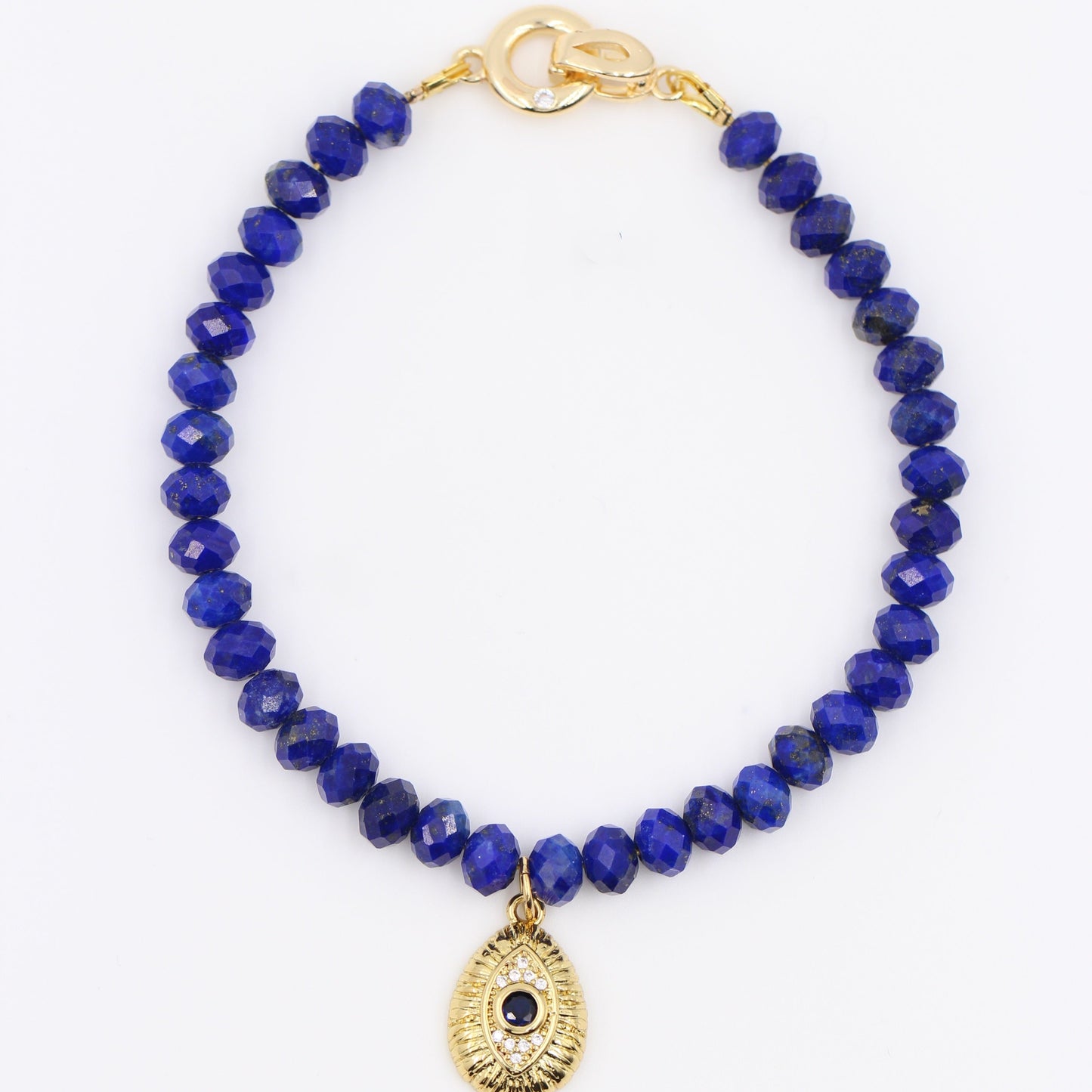 Guardian of the Divine Eye - Lapis Lazuli Bracelet