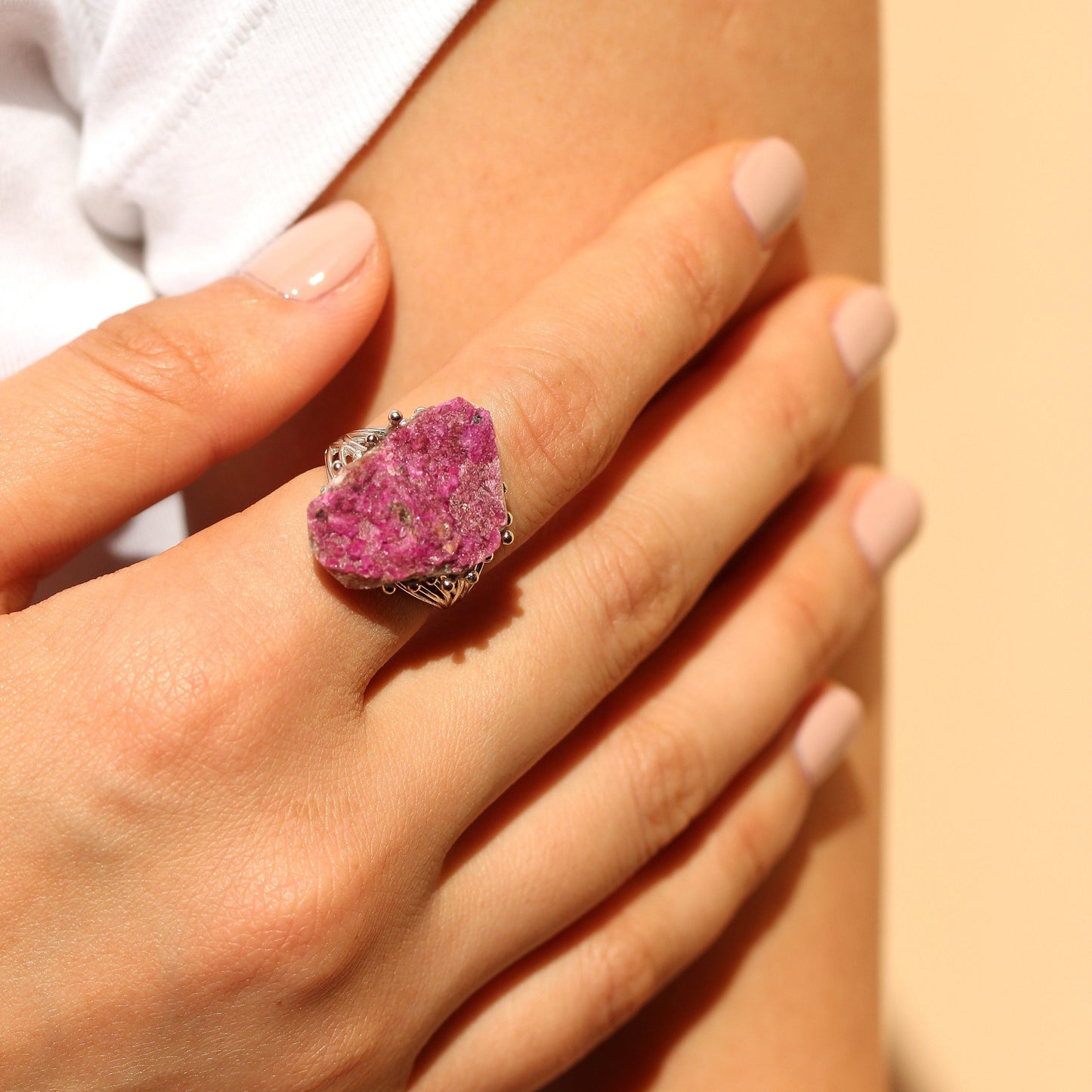 Mark of Love -   Rose Quartz Ring